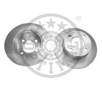 2x Brake disc Rear Axle solid BS-1220C OPTIMAL for AUDI 80 B3 Saloon COUPE B2