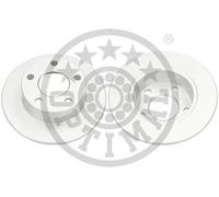 2x Brake disc Rear Axle solid BS-1230C OPTIMAL for AUDI VW SKODA