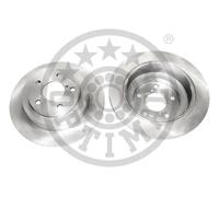 2x Brake disc Rear Axle solid BS-3980C OPTIMAL for SUBARU IMPREZA Saloon