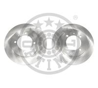 2x Brake disc Rear Axle solid BS-4470C OPTIMAL for MITSUBISHI VOLVO