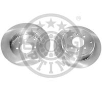 2x Brake disc Rear Axle solid BS-4980C OPTIMAL for PEUGEOT 406 406 Estate