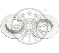 2x Brake disc Rear Axle solid BS-7520C OPTIMAL for AUDI A6 C5 A6 C5 Avant