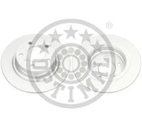 2x Brake disc Rear Axle solid BS-7594C OPTIMAL for BMW 3 1 3 Coupe