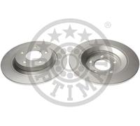 2x Brake disc Rear Axle solid BS-7774C OPTIMAL for MAZDA 5