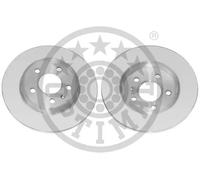 2x Brake disc Rear Axle solid BS-8048C OPTIMAL for AUDI SEAT