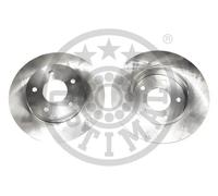 2x Brake disc Rear Axle solid BS-8116C OPTIMAL for NISSAN ALMERA TINO PRIMERA
