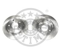 2x Brake disc Rear Axle solid BS-8118C OPTIMAL for HONDA ACCORD VII
