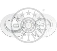 2x Brake disc Rear Axle solid BS-8470C OPTIMAL for SAAB OPEL