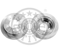 2x Brake disc Rear Axle solid BS-8488C OPTIMAL for DODGE CHRYSLER JEEP