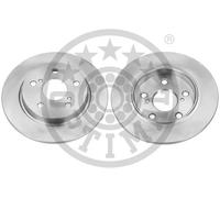 2x Brake disc Rear Axle solid BS-8568C OPTIMAL for TOYOTA AURIS COROLLA Saloon