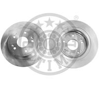2x Brake disc Rear Axle solid BS-8588C OPTIMAL for HONDA ACCORD VIII