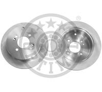 Rear Brake Disc OPTIMAL 2x Fits HYUNDAI Accent III KIA Pride 02-15 584111C800