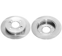2x Brake disc Rear Axle solid BS-8652C OPTIMAL for KIA HYUNDAI