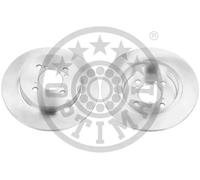 2x Brake disc Rear Axle solid BS-8722C OPTIMAL for SUZUKI SWIFT III