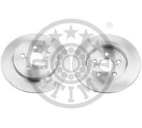 2x Brake disc Rear Axle solid BS-9106C OPTIMAL for TOYOTA SUBARU LEXUS