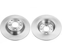 2x Brake disc Rear Axle solid BS-9162C OPTIMAL for AUDI VW SKODA SEAT
