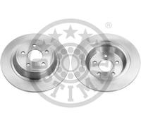 2x Brake disc Rear Axle solid BS-9168C OPTIMAL for FORD MONDEO V Saloon