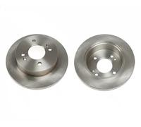 2x Brake disc Rear Axle solid J3310311 NIPPARTS for KIA HYUNDAI