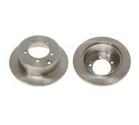 2x Brake disc Rear Axle solid J3315023 NIPPARTS for MITSUBISHI CHRYSLER