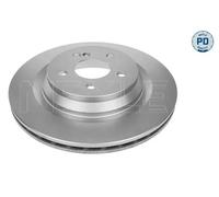 2x Brake disc Rear Axle Vented 015 523 0014/PD MEYLE for MERCEDES-BENZ S-CLASS