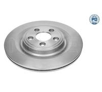 2x Brake disc Rear Axle Vented 18-15 523 0008/PD MEYLE for JAGUAR XF I S-TYPE II