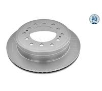 2x Brake disc Rear Axle Vented 30-15 523 0094/PD MEYLE for TOYOTA