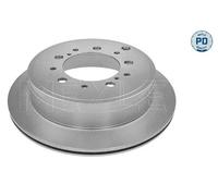2x Brake disc Rear Axle Vented 30-15 523 0110/PD MEYLE for TOYOTA