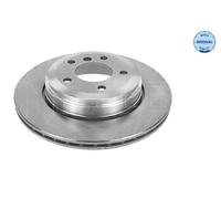 2x Brake disc Rear Axle Vented 315 523 0047 MEYLE for BMW 5 5 Touring 6