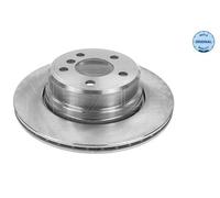 2x Brake disc Rear Axle Vented 315 523 0055 MEYLE for BMW SSANGYONG