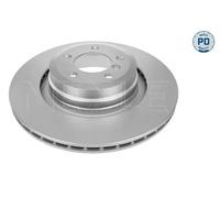 MEYLE Brake disc 315 523 0056/PD Rear Axle 370 24 5 120 Vented Zink flake coated BMW: 7