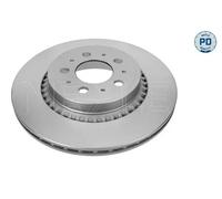 2x MEYLE 515 523 0011/PD Brake Disc Rear Vented 308mm Outer Diameter For Volvo