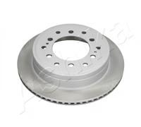 2x Brake disc Rear Axle Vented 61-02-209C ASHIKA for TOYOTA LAND CRUISER PRADO