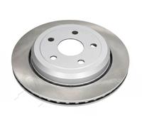2x Brake disc Rear Axle Vented 61-09-907C ASHIKA for JEEP GRAND CHEROKEE IV