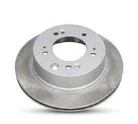 2x Brake disc Rear Axle Vented 61-0K-K12C ASHIKA for KIA SORENTO I SORENTO I VAN