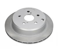 2x Brake disc Rear Axle Vented 61207C JAPKO for TOYOTA SUPRA PREVIA / ESTIMA I