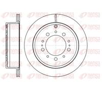 REMSA REAR 2 X BRAKE DISC 6125710