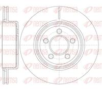 2x Brake disc Rear Axle Vented 61270.10 REMSA for CHRYSLER 300C 300C Touring