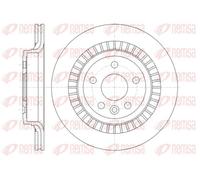 2x Brake disc Rear Axle Vented 61320.10 REMSA for VOLVO XC60 I SUV