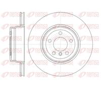 REMSA REAR 2 X BRAKE DISC 6133710 FOR BMW