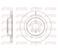 2x Brake disc Rear Axle Vented 61632.10 REMSA for ALPINA D3 D3 Estate D3 Coupe