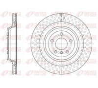 2x Brake disc Rear Axle Vented 61635.10 REMSA for MERCEDES-BENZ M-CLASS GL-CLASS