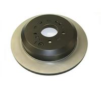 2x Brake disc Rear Axle Vented 61H17C JAPKO for HYUNDAI ix55