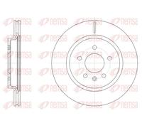 REMSA REAR 2 X BRAKE DISC 6210610