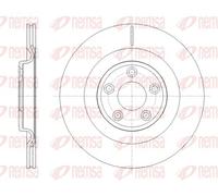 2x Brake disc Rear Axle Vented 62111.10 REMSA for JAGUAR XJ