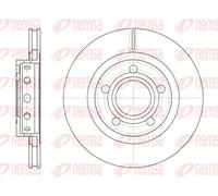 2x Brake disc Rear Axle Vented 6822.10 REMSA for AUDI A8 D2