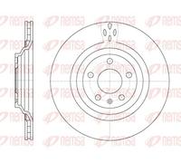 2x Brake disc Rear Axle Vented 6970.10 REMSA for AUDI A6 C6 A6 C6 Avant