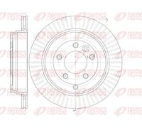 2x Brake disc Rear Axle Vented 6995.10 REMSA for LAND ROVER DISCOVERY III