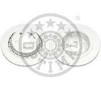 2x Brake disc Rear Axle Vented BS-8402C OPTIMAL for SAAB 9-5 9-5 Estate