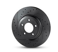 2x Brake disc Rear Axle Vented RT 20250-GL T5 ROTINGER for AUDI A6 C6