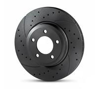 2x Brake Disc for ALPINA BMW:5,B10,E39,5 Sedan,5 Touring 07369 1163153 1164175
